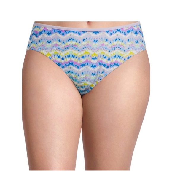 Time and Tru Women's 2-Pieces Wave Print Bikini Swimsuit Size M (8-10) - Picture 9 of 13